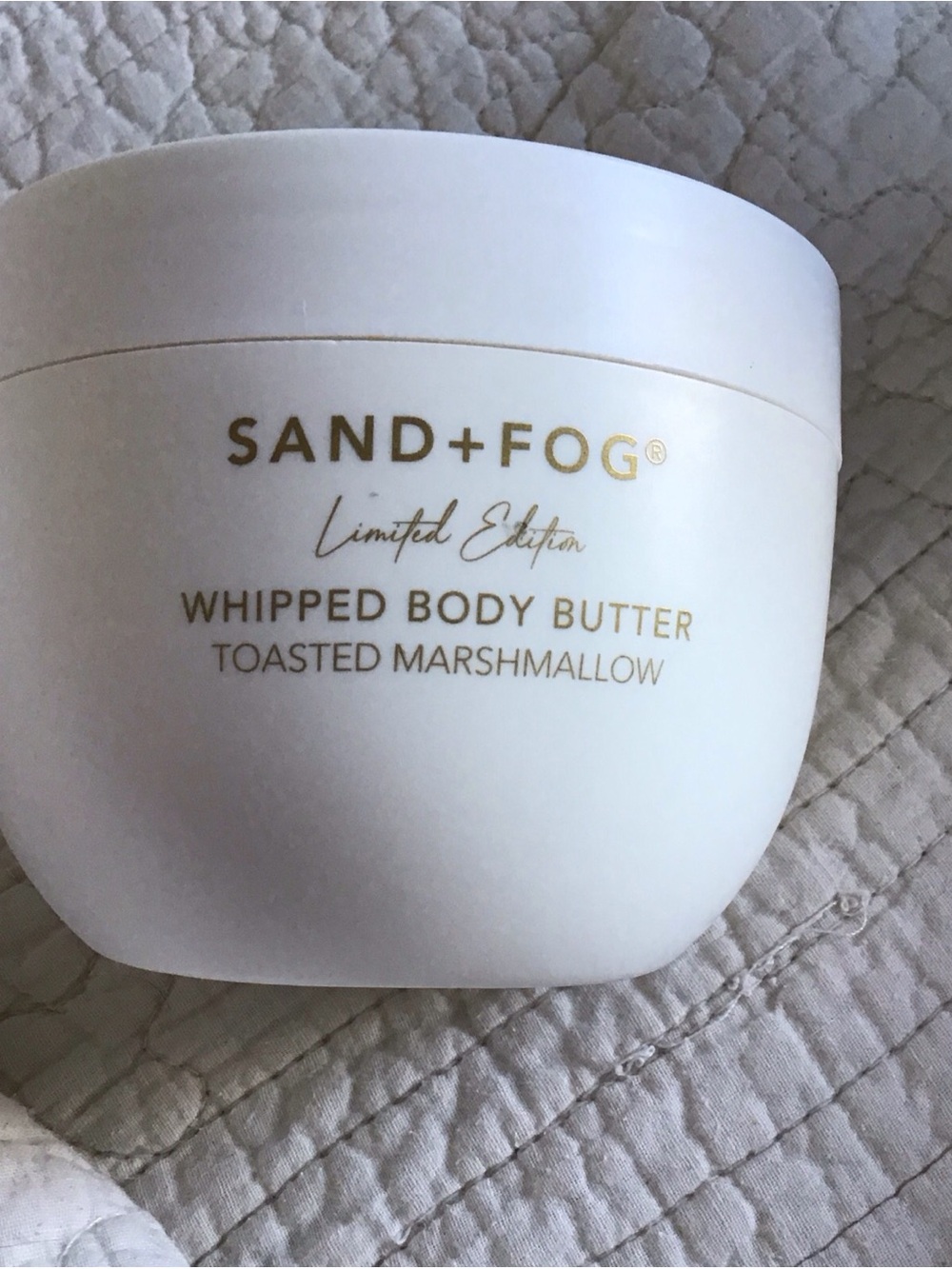 New SAND+FOG Limited Edition Toasted Marshmallow Whipped Body Butter